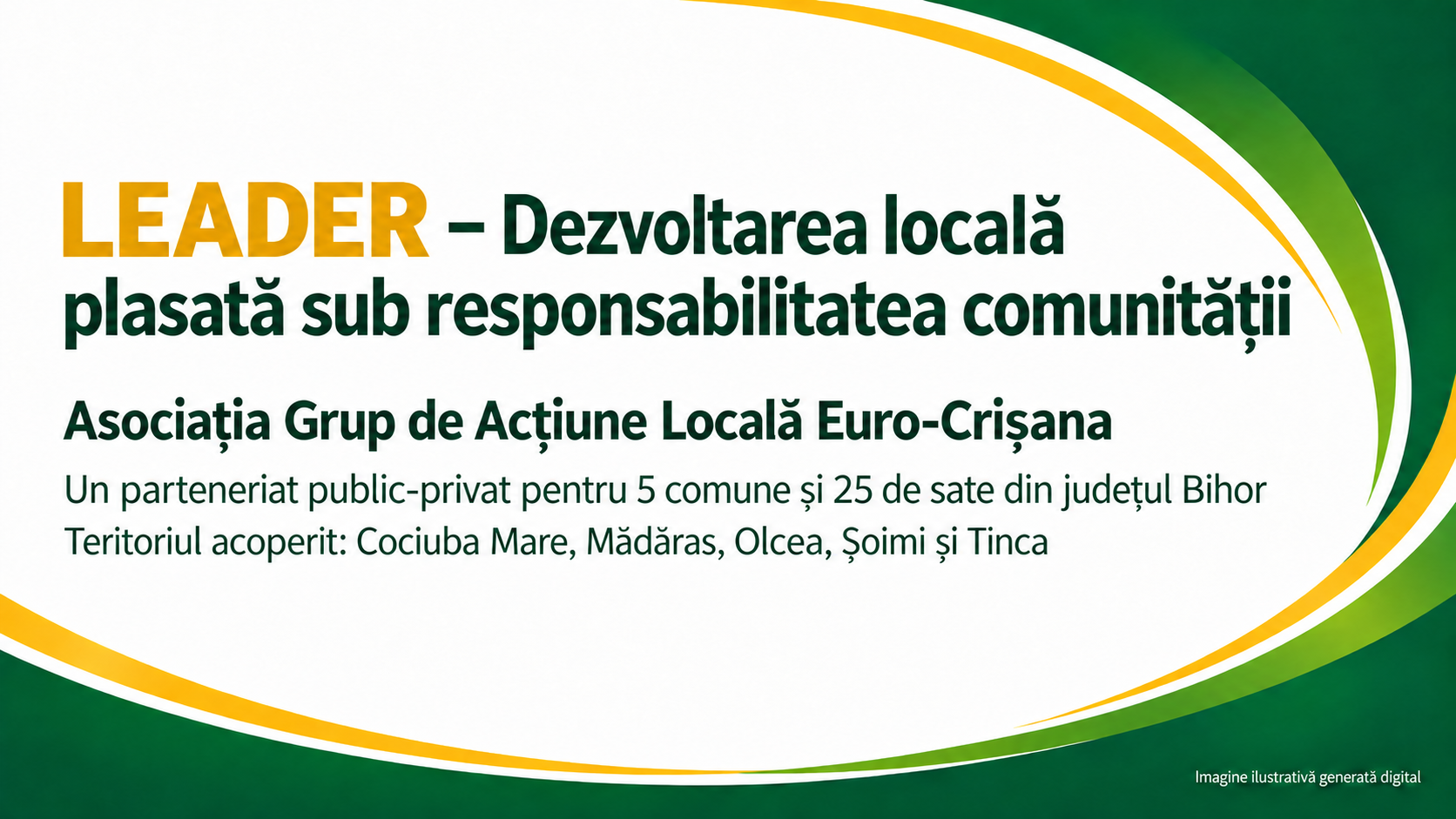 Fonduri europene nerambursabile prin FEADR – PS 2023-2027 – LEADER, pentru implementarea Strategiei sale de Dezvoltare Locală MultiFond 2023-2027