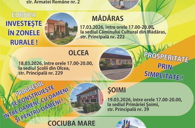 Întâlniri de animare premergătoare lansării apelurilor de selecție de proiecte - 16-20 martie 2026