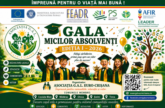 GALA MICILOR ABSOLVENȚI EURO-CRIȘANA Ediția I – 2026