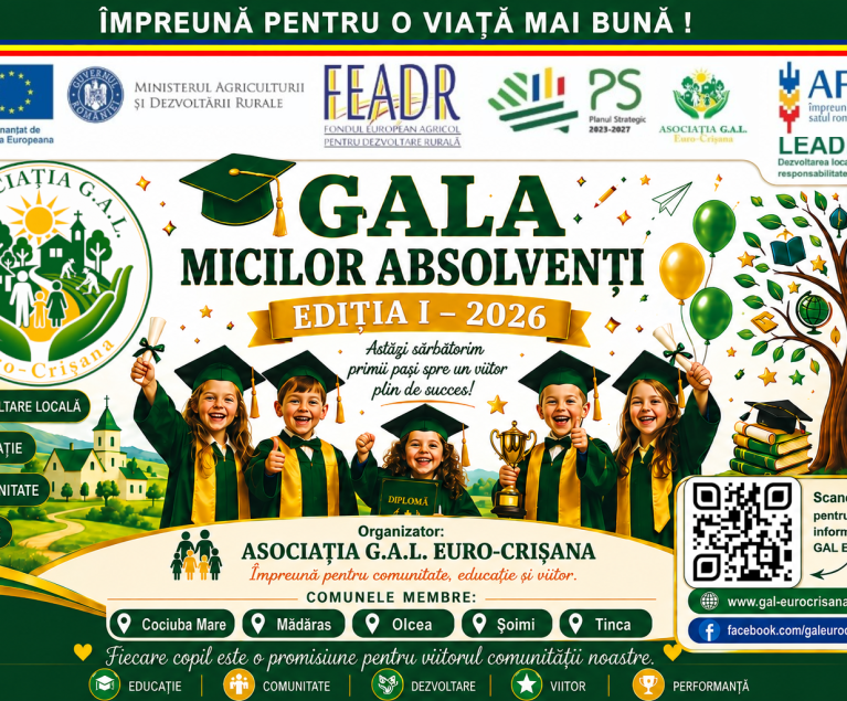 GALA MICILOR ABSOLVENȚI EURO-CRIȘANA Ediția I – 2026